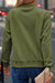 Sudadera con túneles texturizados Jungle verde liso