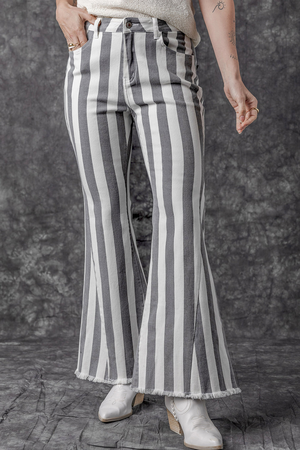 Stripe Star Strea abbellite Western Flare