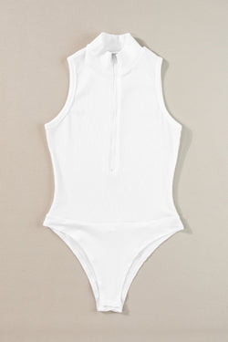 White body without ribbed with rising collar *