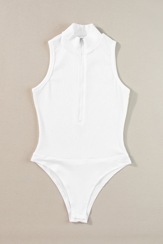 White body without ribbed with rising collar *