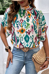Blouse multicolore chauve-souris-A WOMAN WE LOVE