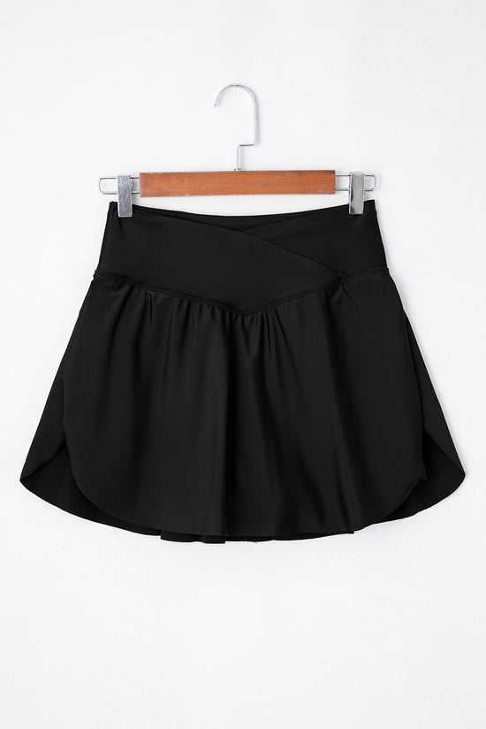 Crusted high-waisted bath skirt *