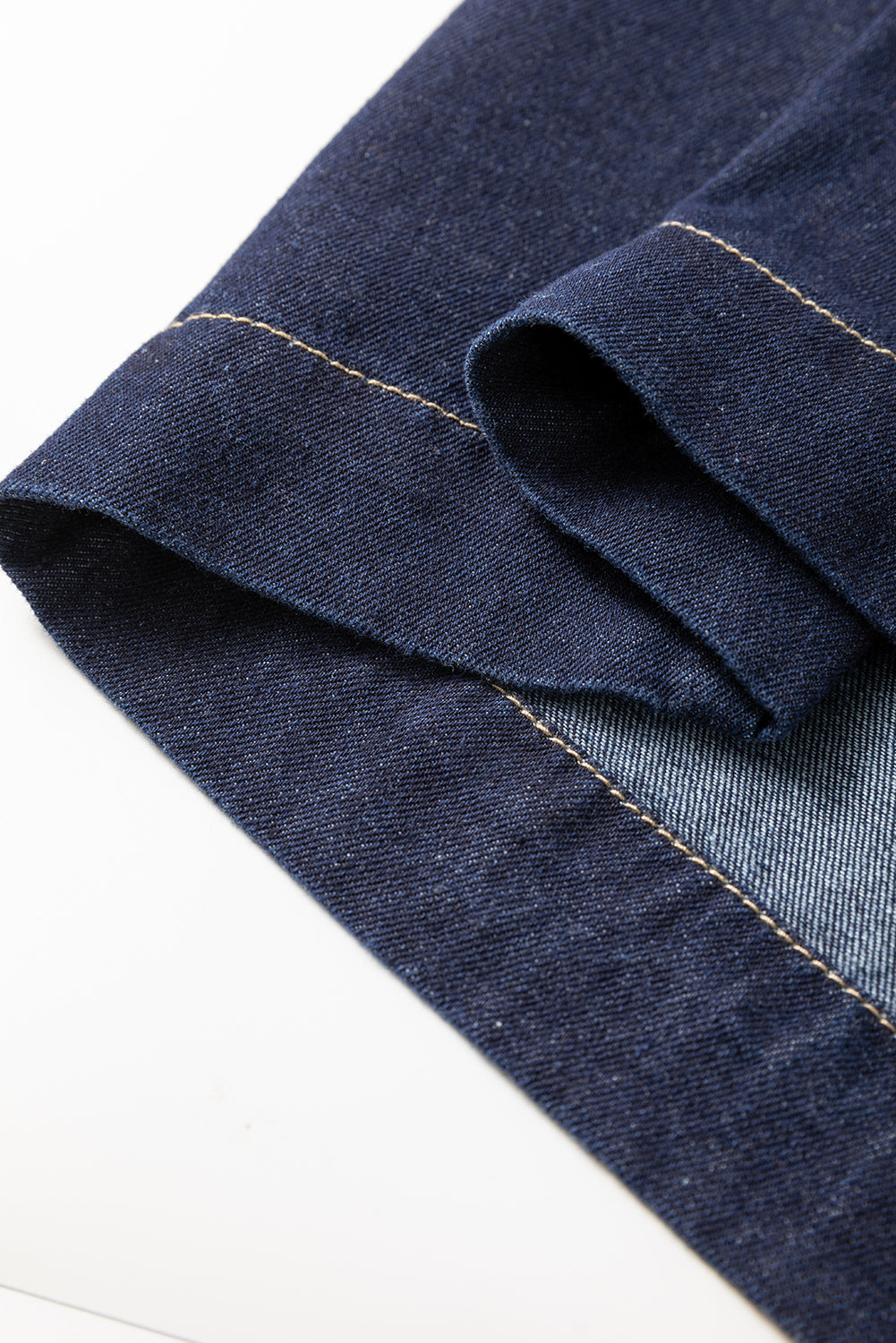 Vestido de mezclilla azul sucio, corpiño con cremallera *