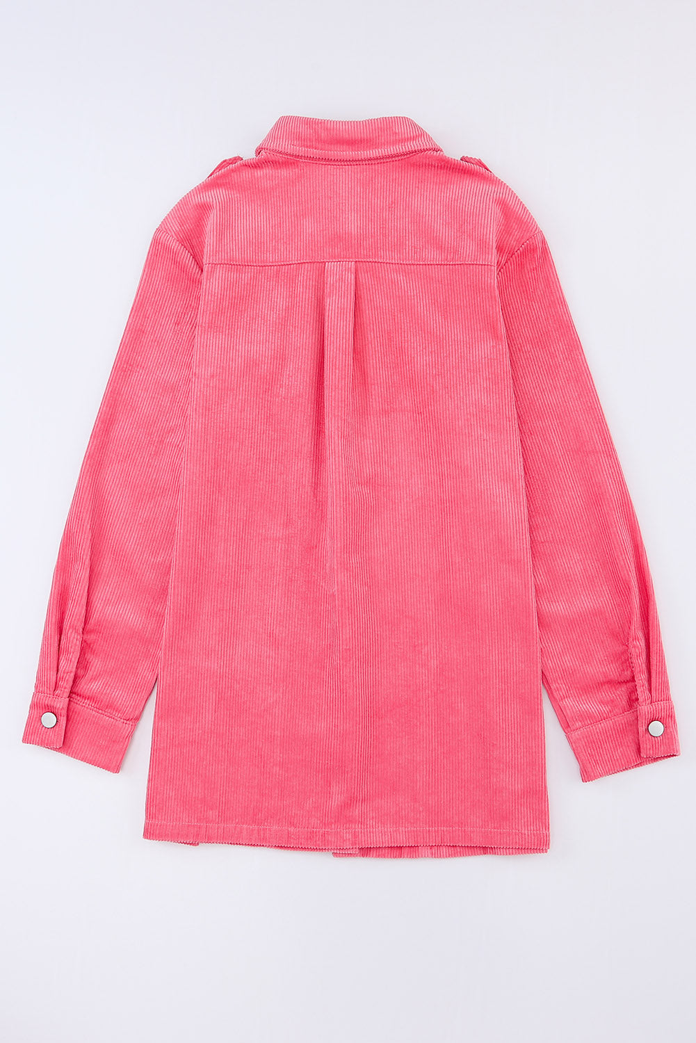 Veste de poche à rabat à bouton rose