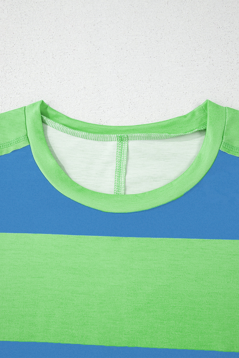 Camiseta azul de bloque azul *