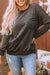 Grey Acid Wash Drop Shoulder Long Sleeve Sweatshirt with Pockets