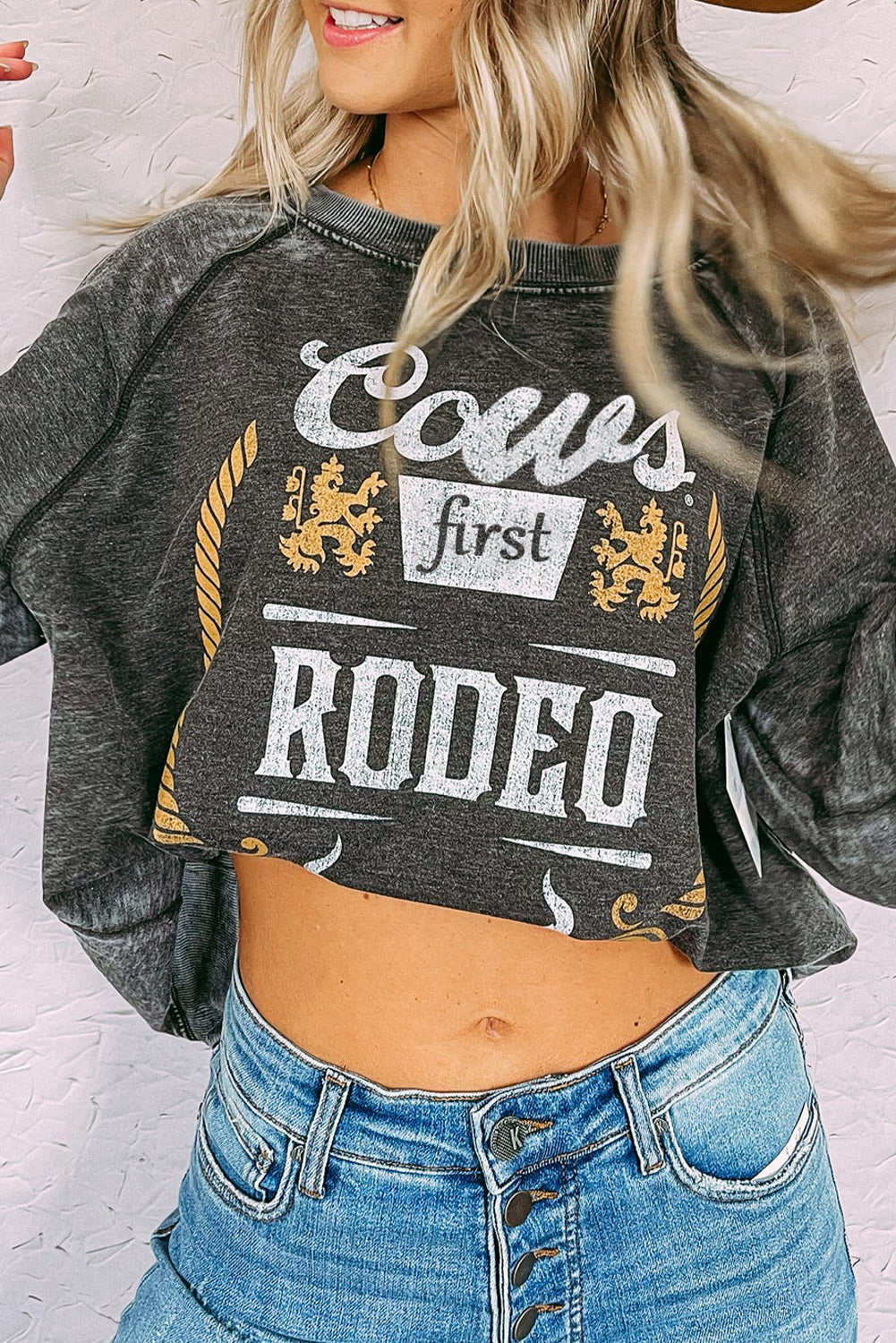 Grey Coors Banquet Rodeo Graphic Mineral Washert Sone