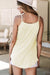 Apricot V-Neck Spaghetti Strap Flowy Tunic Tank Top