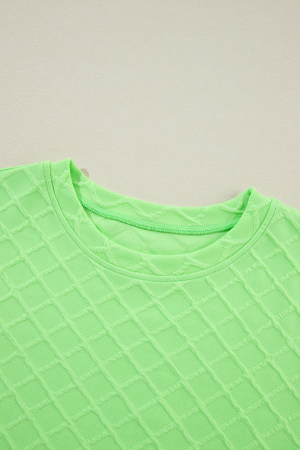 Ensemble short à carreaux vert clair *-A WOMAN WE LOVE