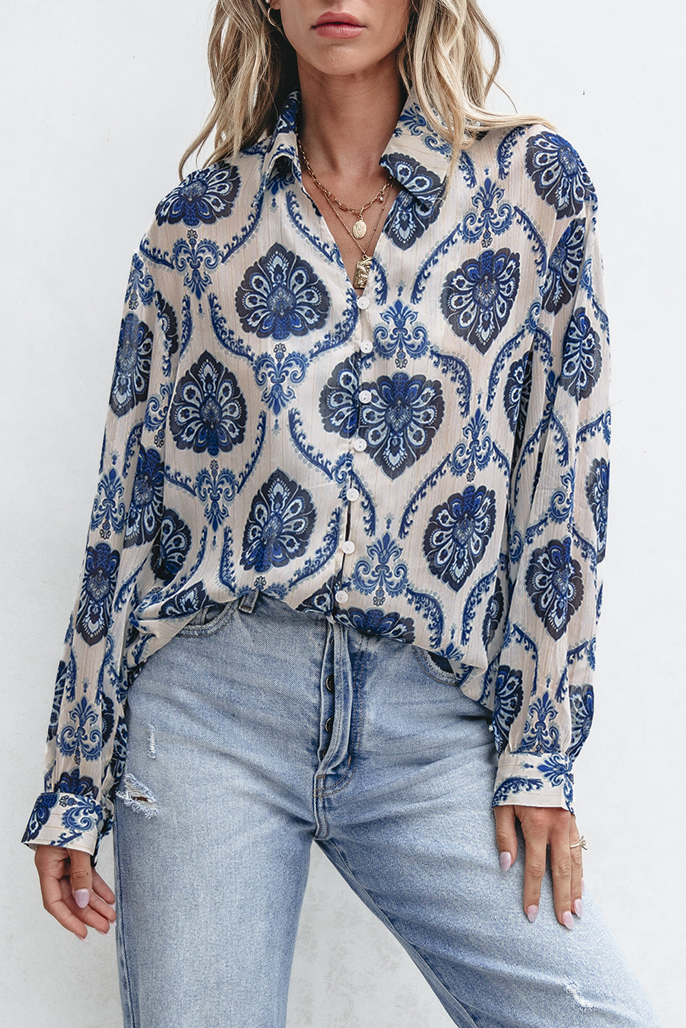 Chemise ample boutonnée sur le devant *-A WOMAN WE LOVE