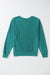 Sweat-shirt à épaules tombantes et col cranté de couleur unie