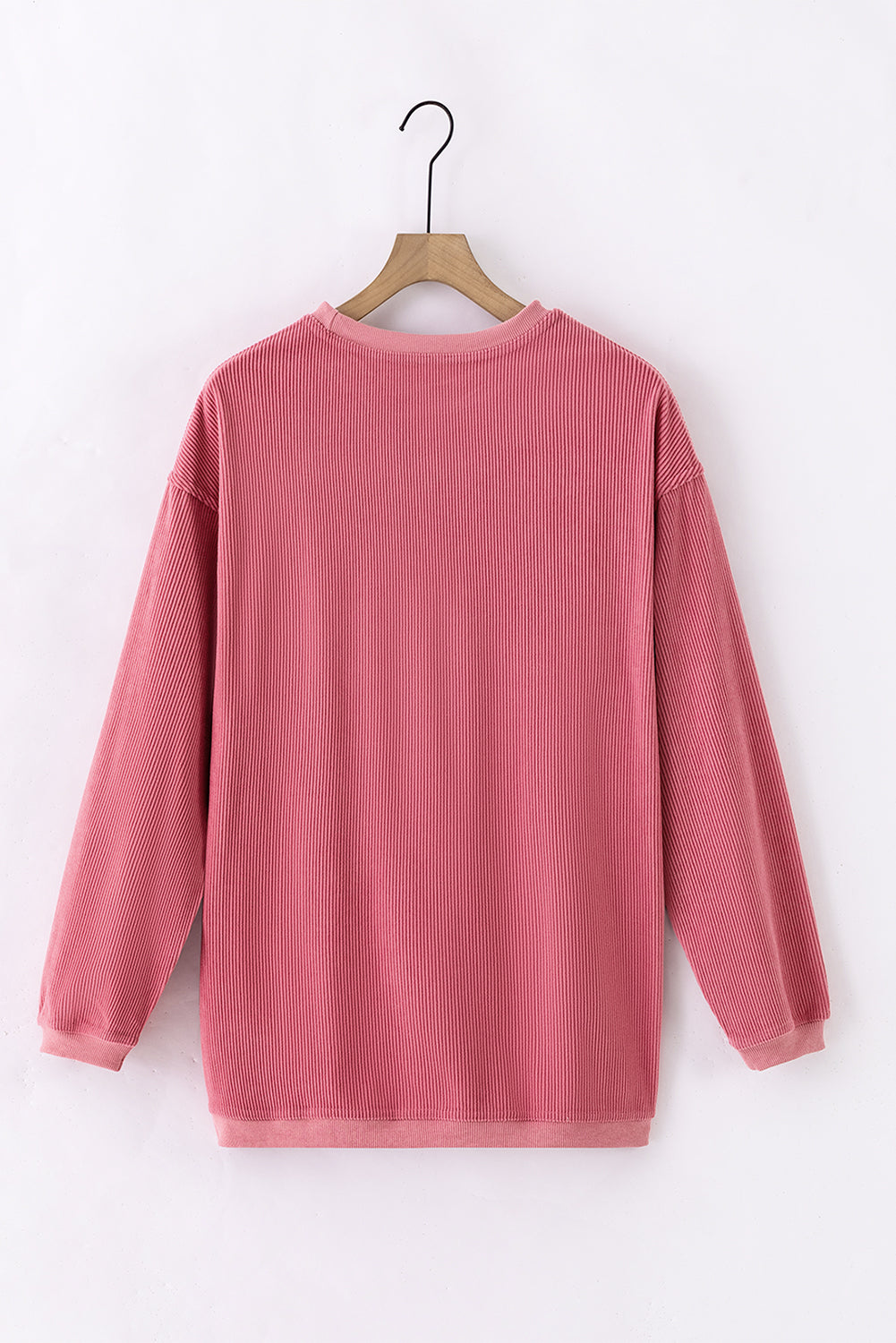 Sudadera de gran tamaño rosa rosa de fresa