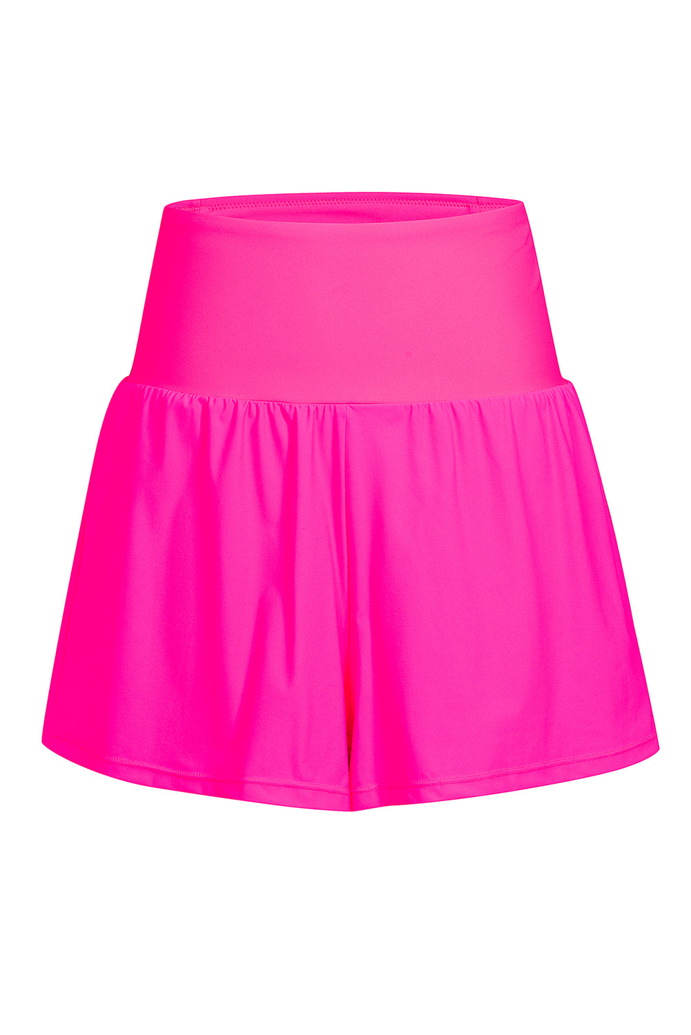 Shorts de natation à gabarits larges à poche rouge rose