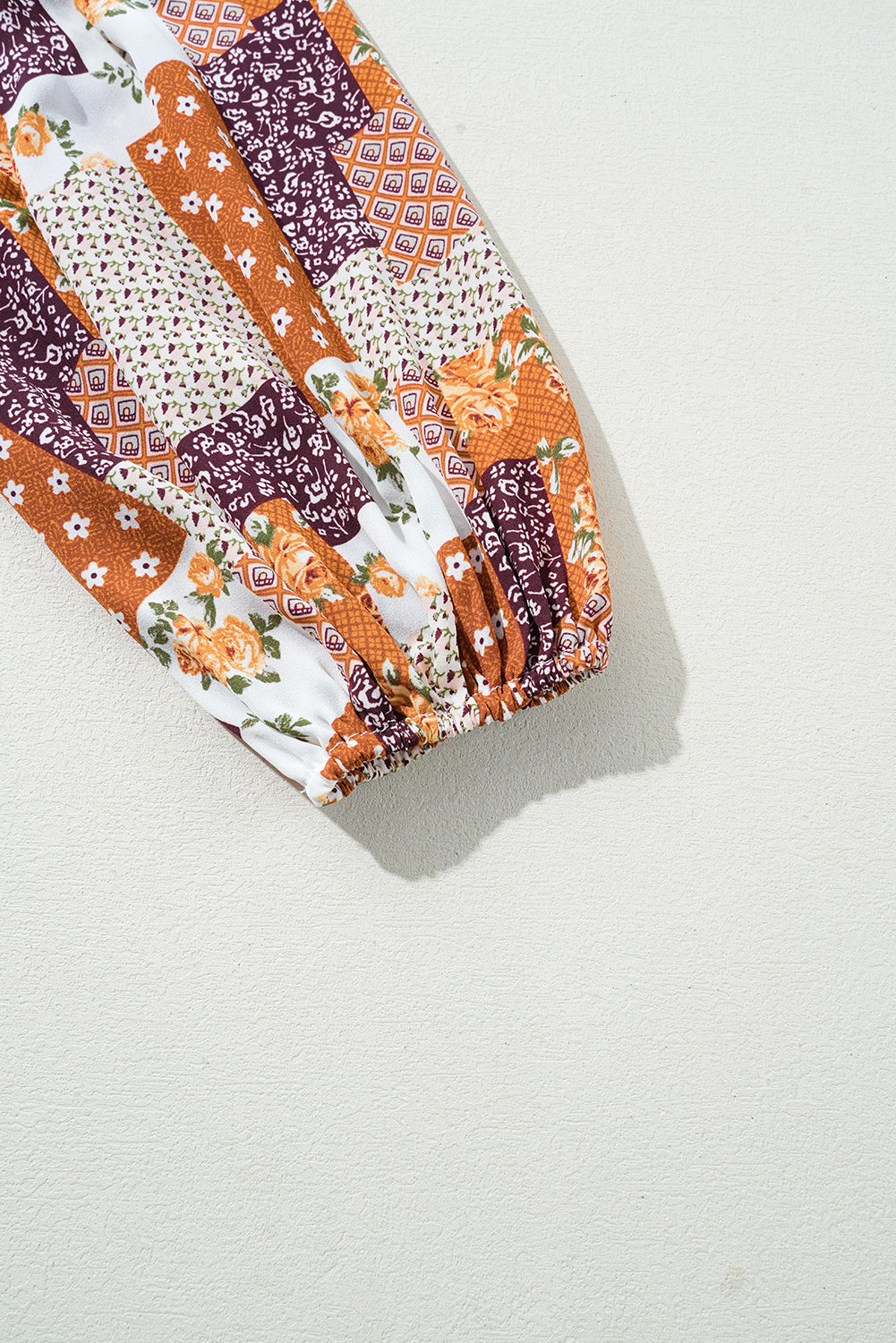 Mini-Robe Orange Flower Shirt Bohemia*