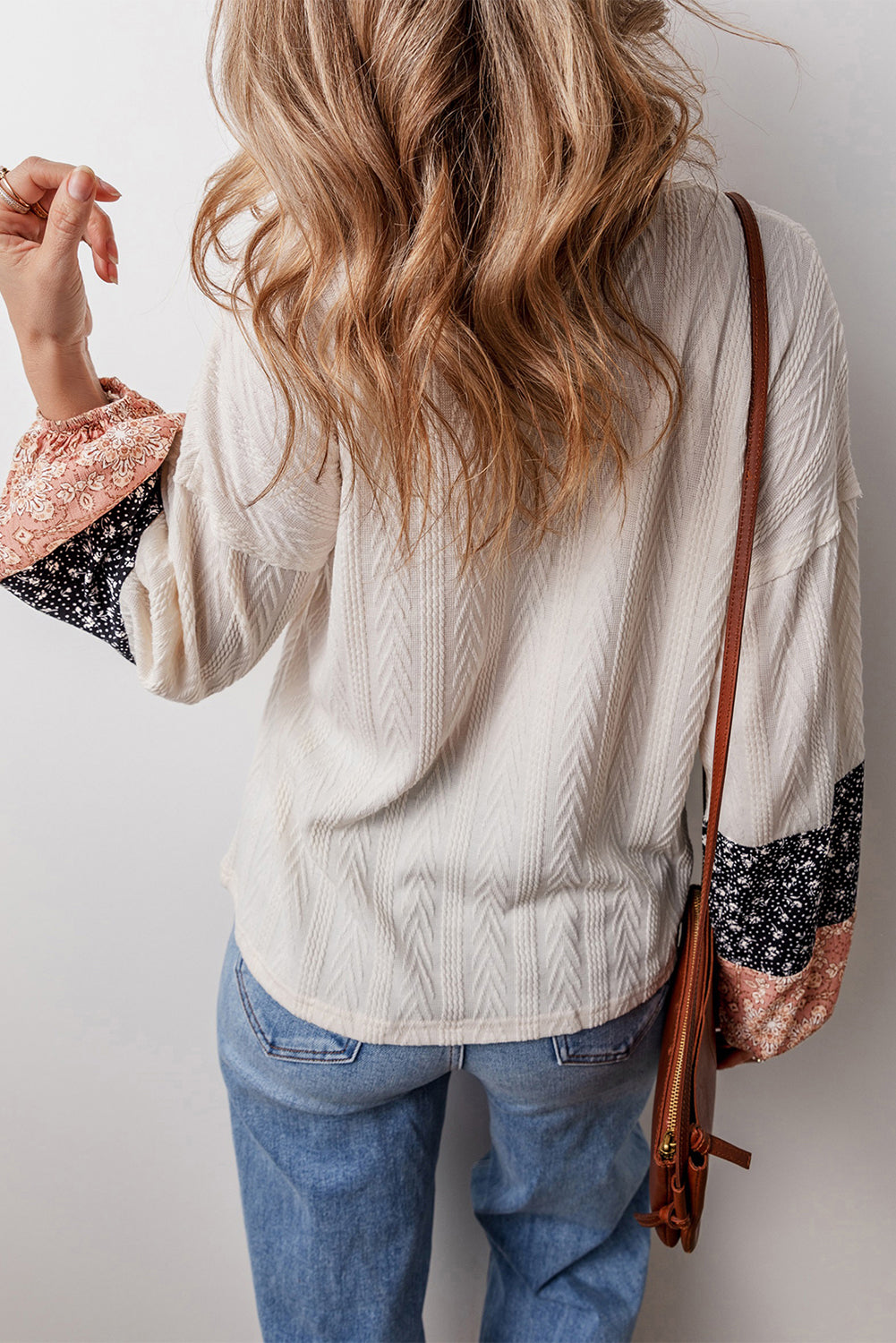 Chemisier beige avec cordon de serrage *-A WOMAN WE LOVE