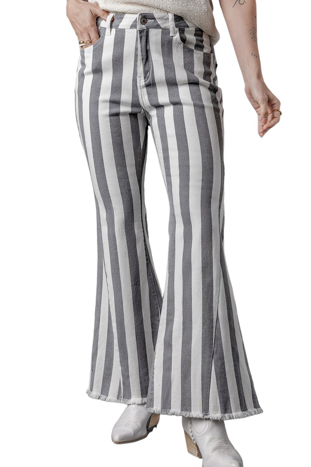 Stripe Star Strea abbellite Western Flare