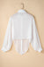 United white transparent shirt tied on the front, loose cut