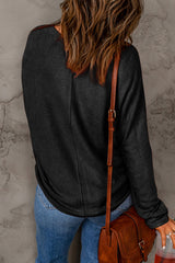 Long sleeve top patchwork *