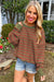 Large brown switch with striped and round neck *