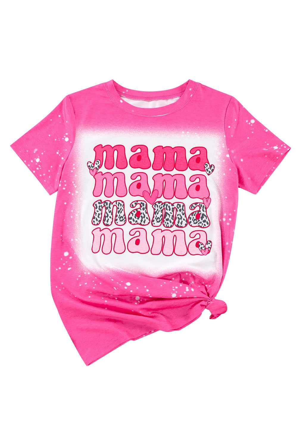 Rose Mama Letter Imprimer Graphic Tie Dye