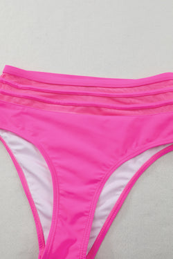 Pink Crusader High -Waist Bikini