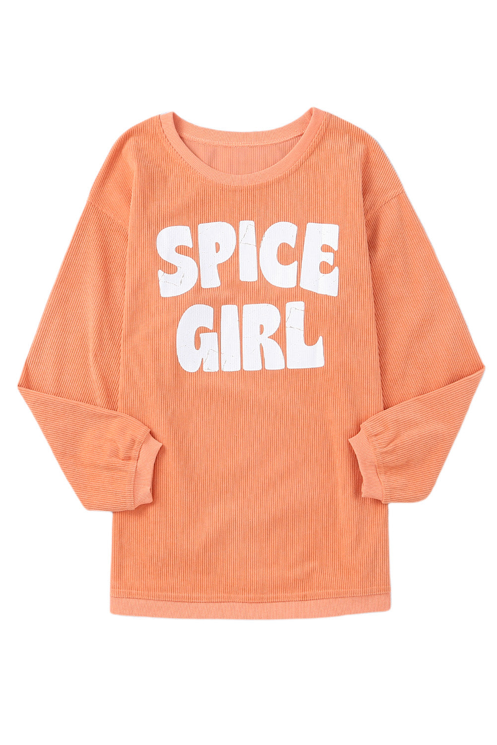 Sudadera gráfica de niña picante con cordón naranja