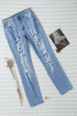 Genuine sky effect jeans with buttoned pockets