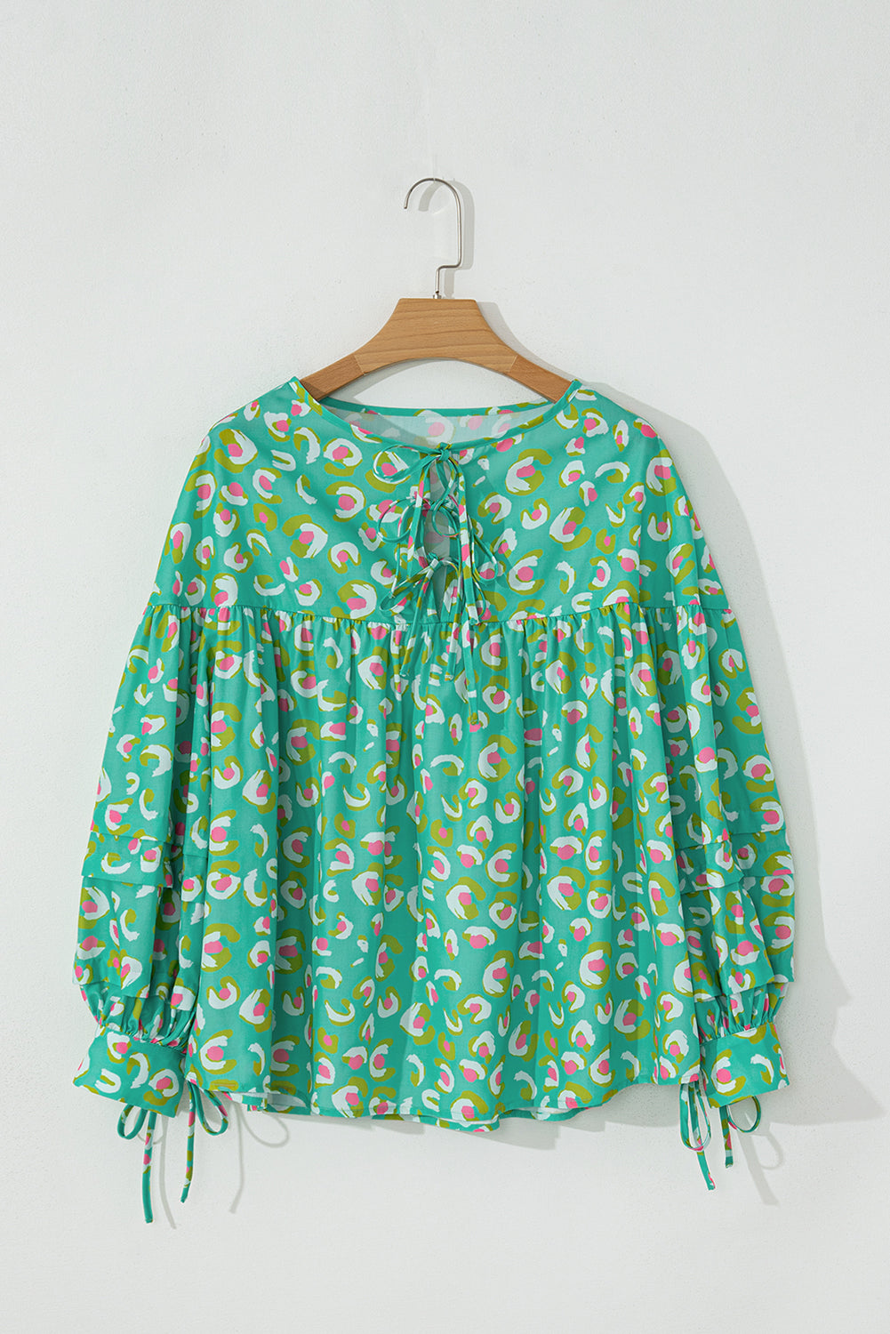 Chemisier babydoll à lacets et manches lanternes *-A WOMAN WE LOVE