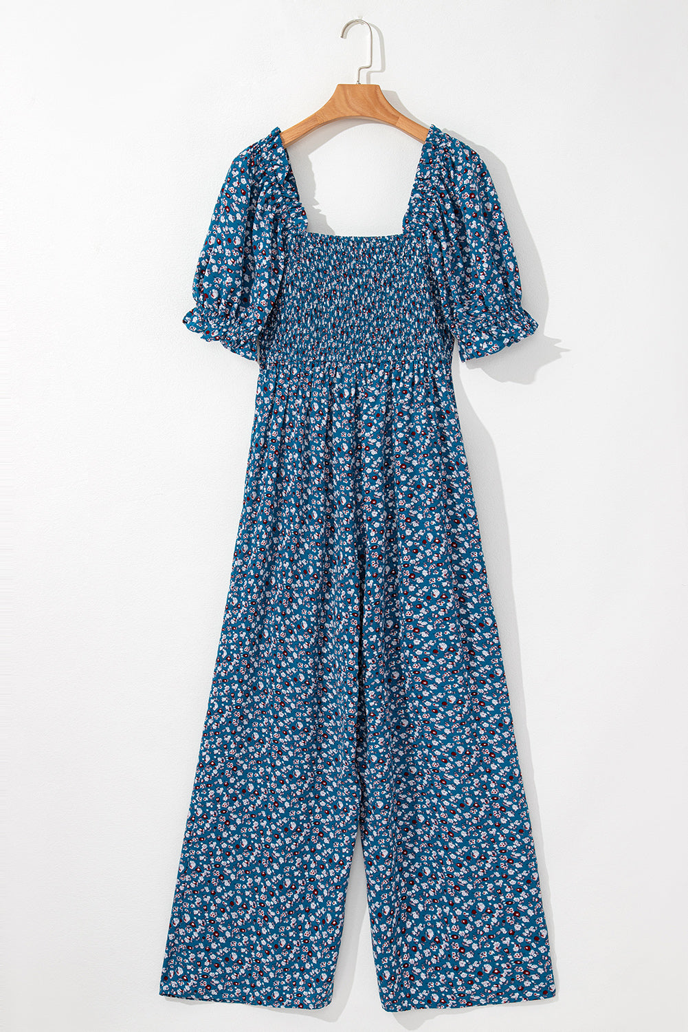 Combinaison bleue vintage bohème florale *-A WOMAN WE LOVE