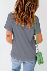 Uneed gray round neck t-shirt