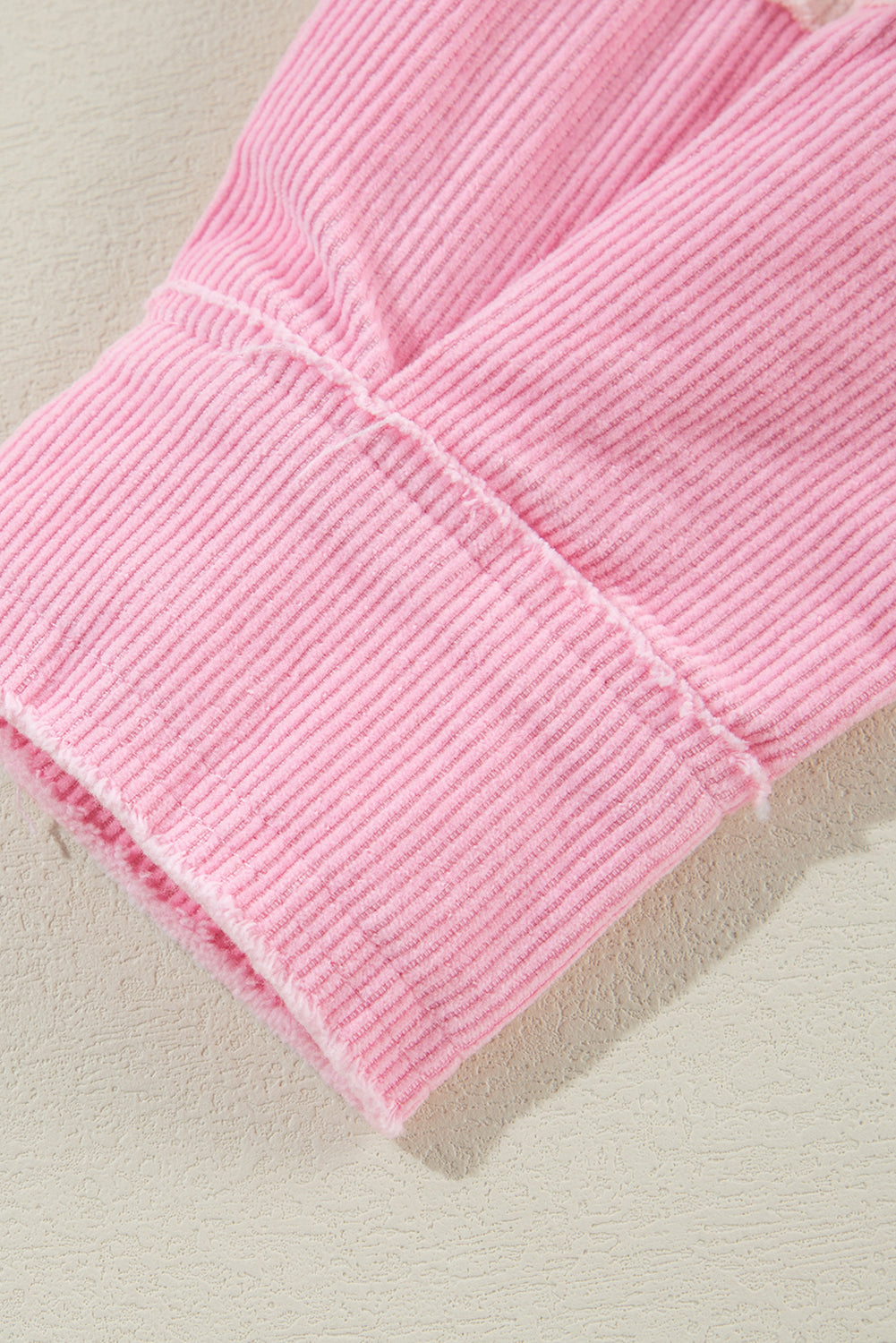 Chaqueta de terciopelo de Côte con costuras de delicadeza de Bicolores expuestas