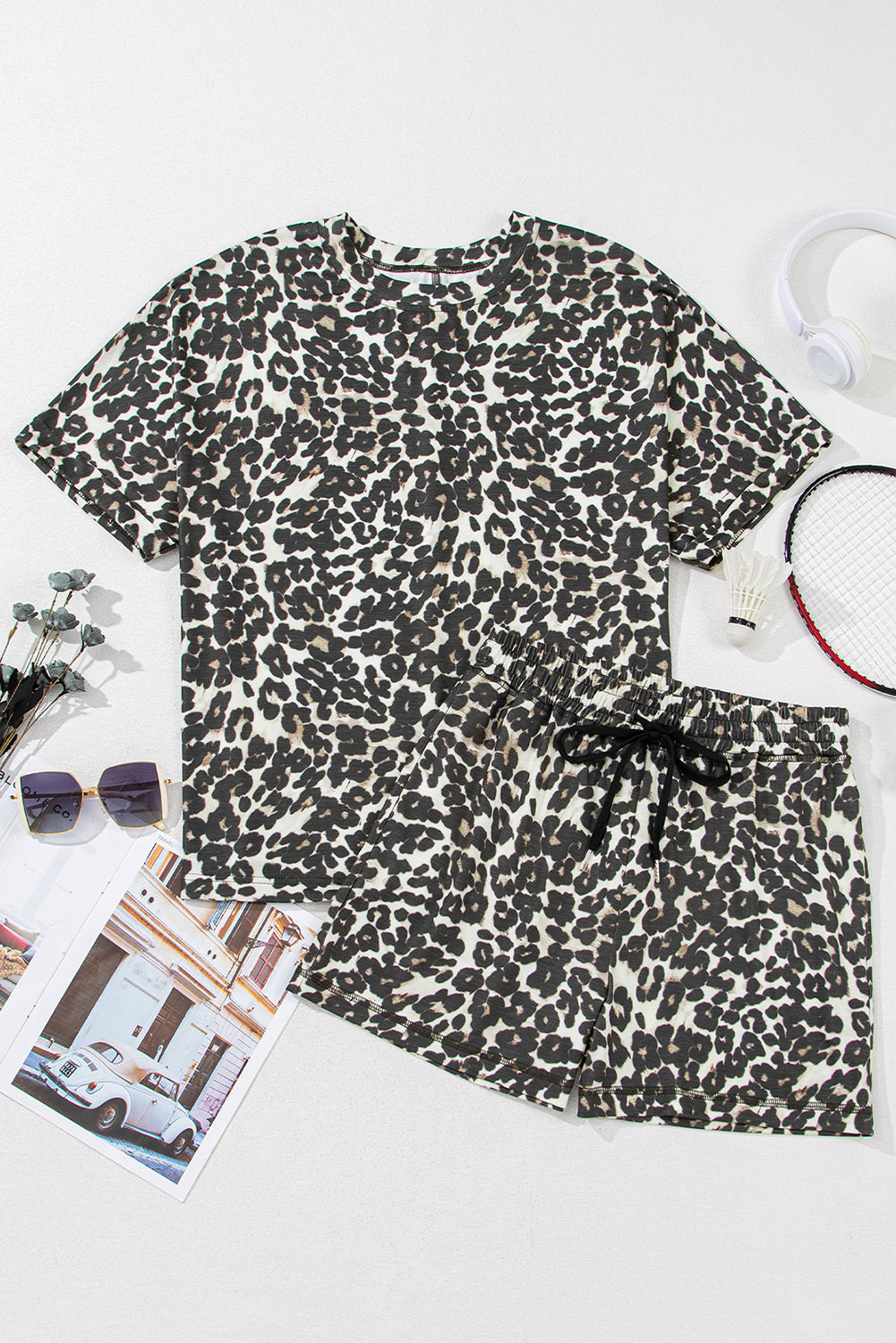 Ensemble d'intérieur t-shirt et short décontracté *-A WOMAN WE LOVE