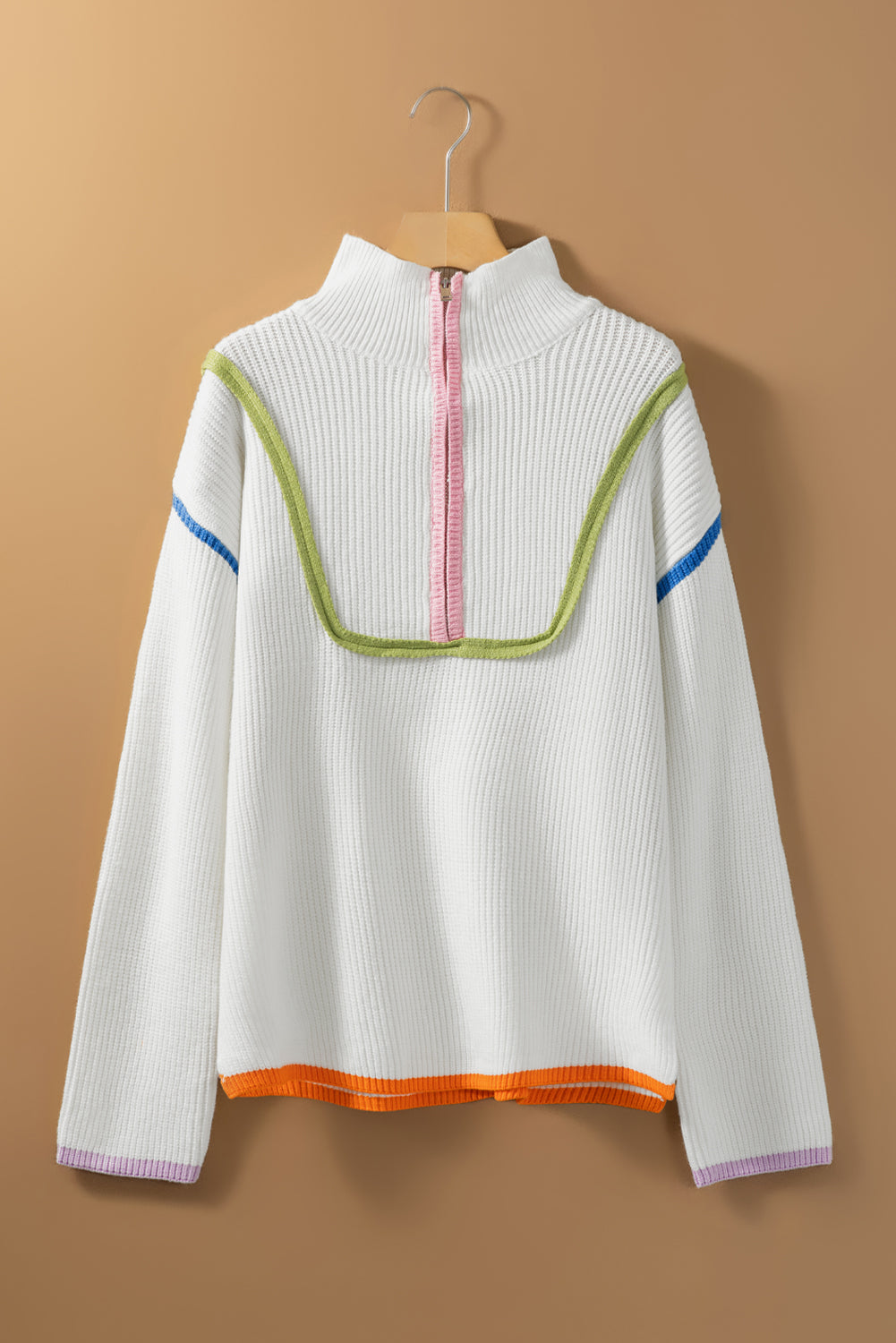 Blanc Edge Colorful Quarter Zip Drop Brop-Bounder Pull