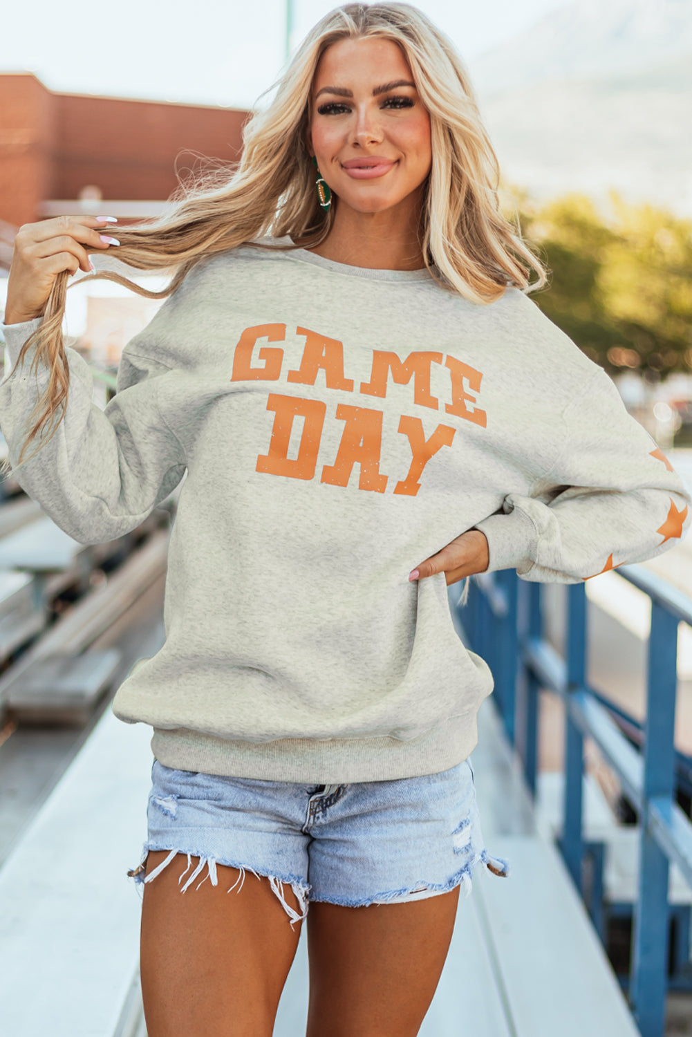 Sweat-shirt graphique Pamplemousse Orange Game Day