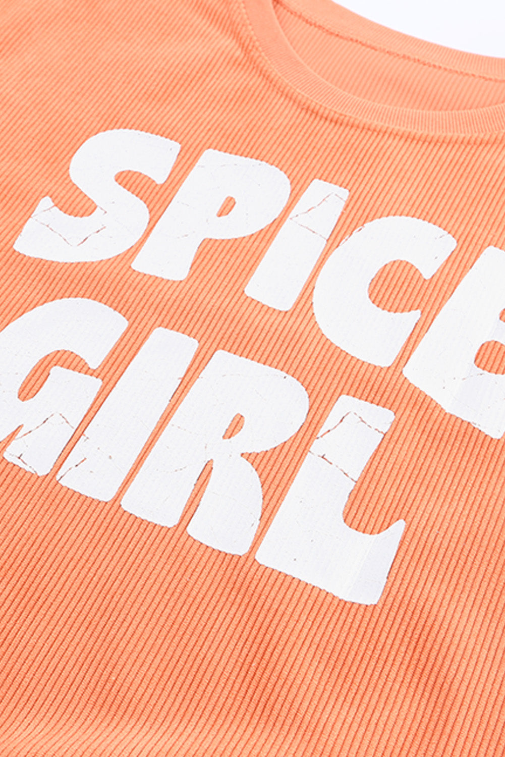 Sudadera gráfica de niña picante con cordón naranja