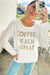 Graphic Pull Coffee Beach Repeat White