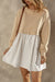 Popeline mini-drove pale khaki sweatshirt