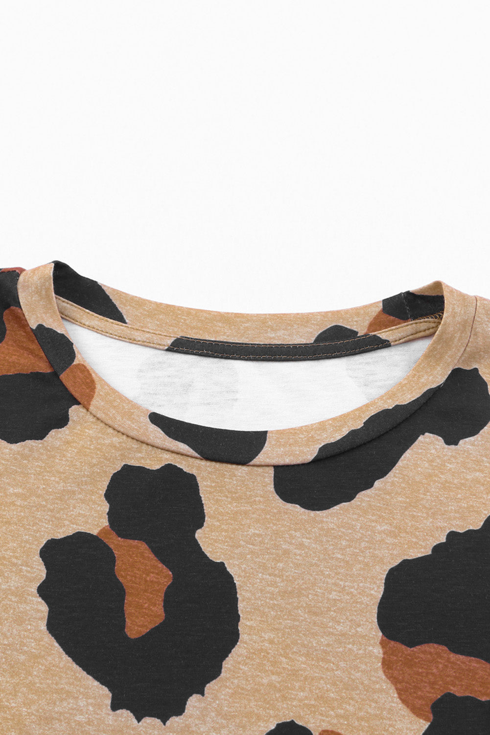 Boyfriend leopard print t-shirt