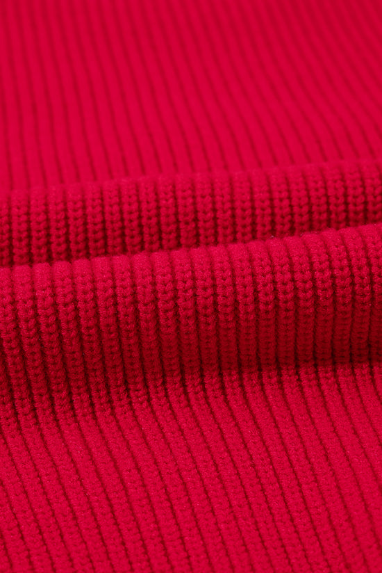 Pull Racing Red à col rond grande taille *