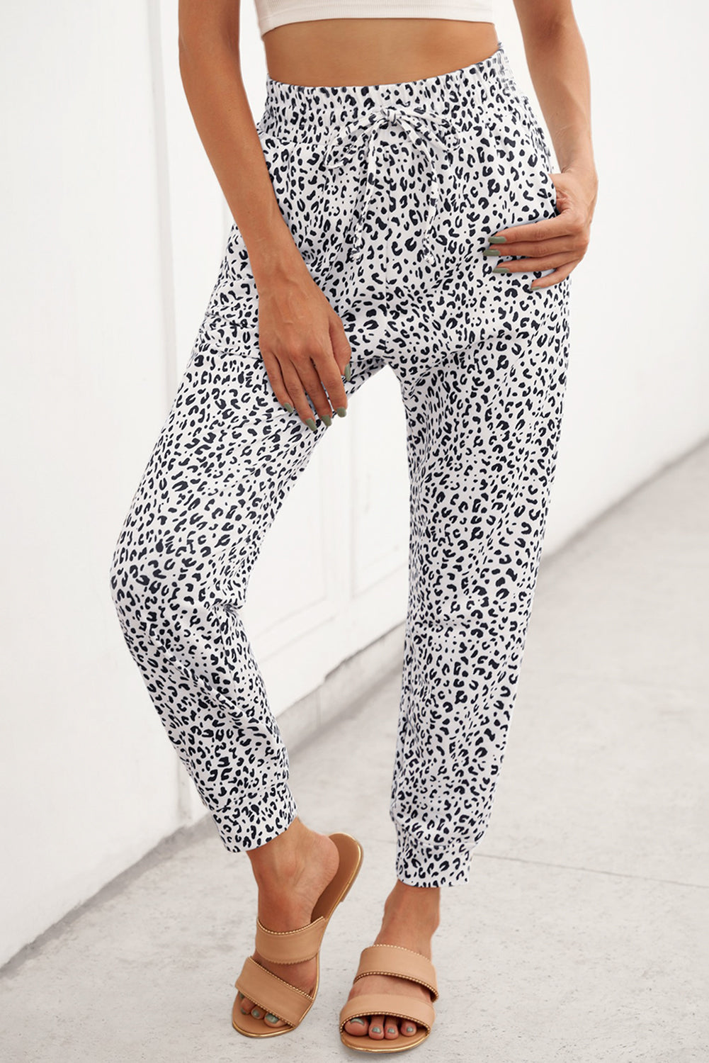 Breezy Leopard Joggers