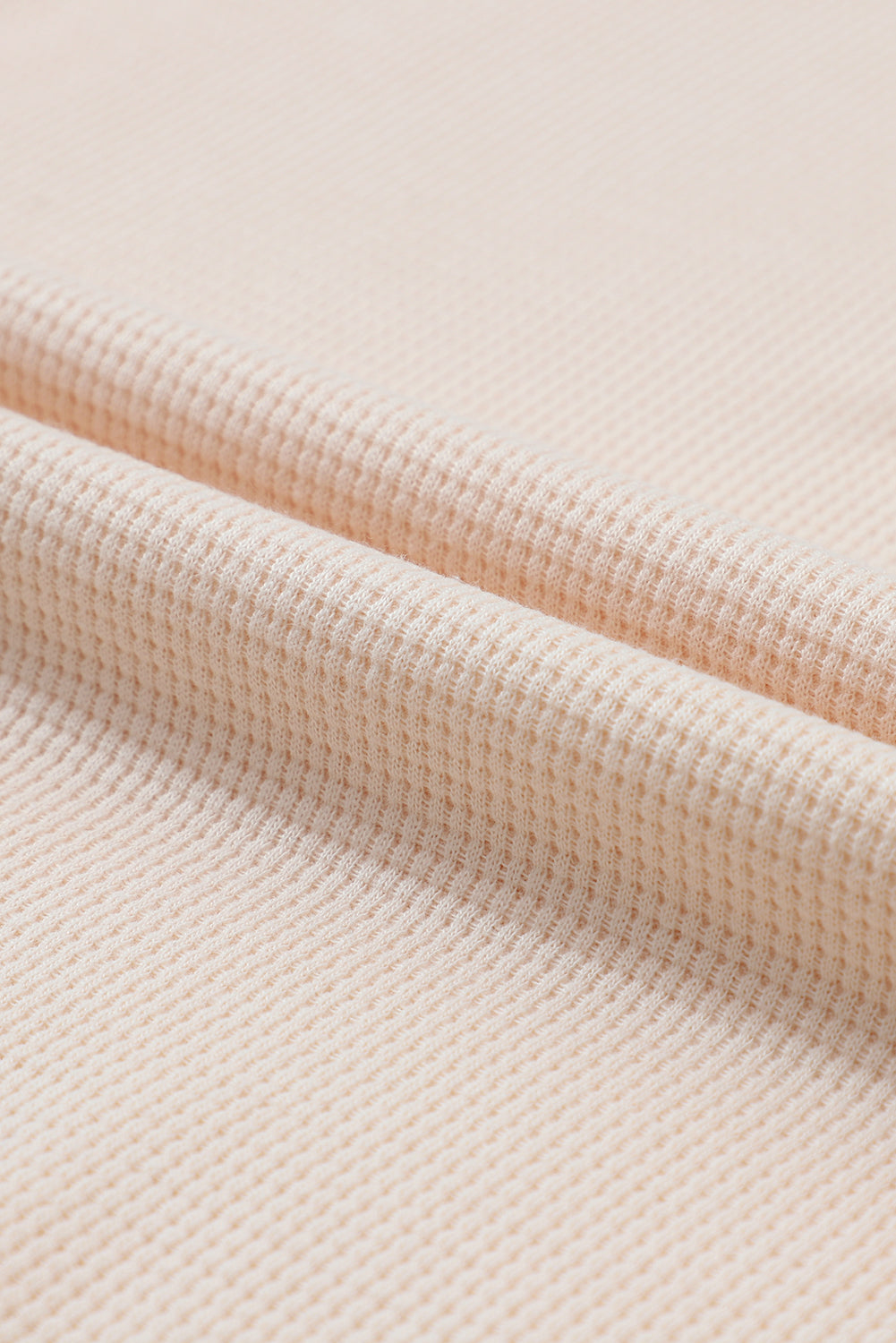 Haut Henley Texturated in Beige Waddow Knife