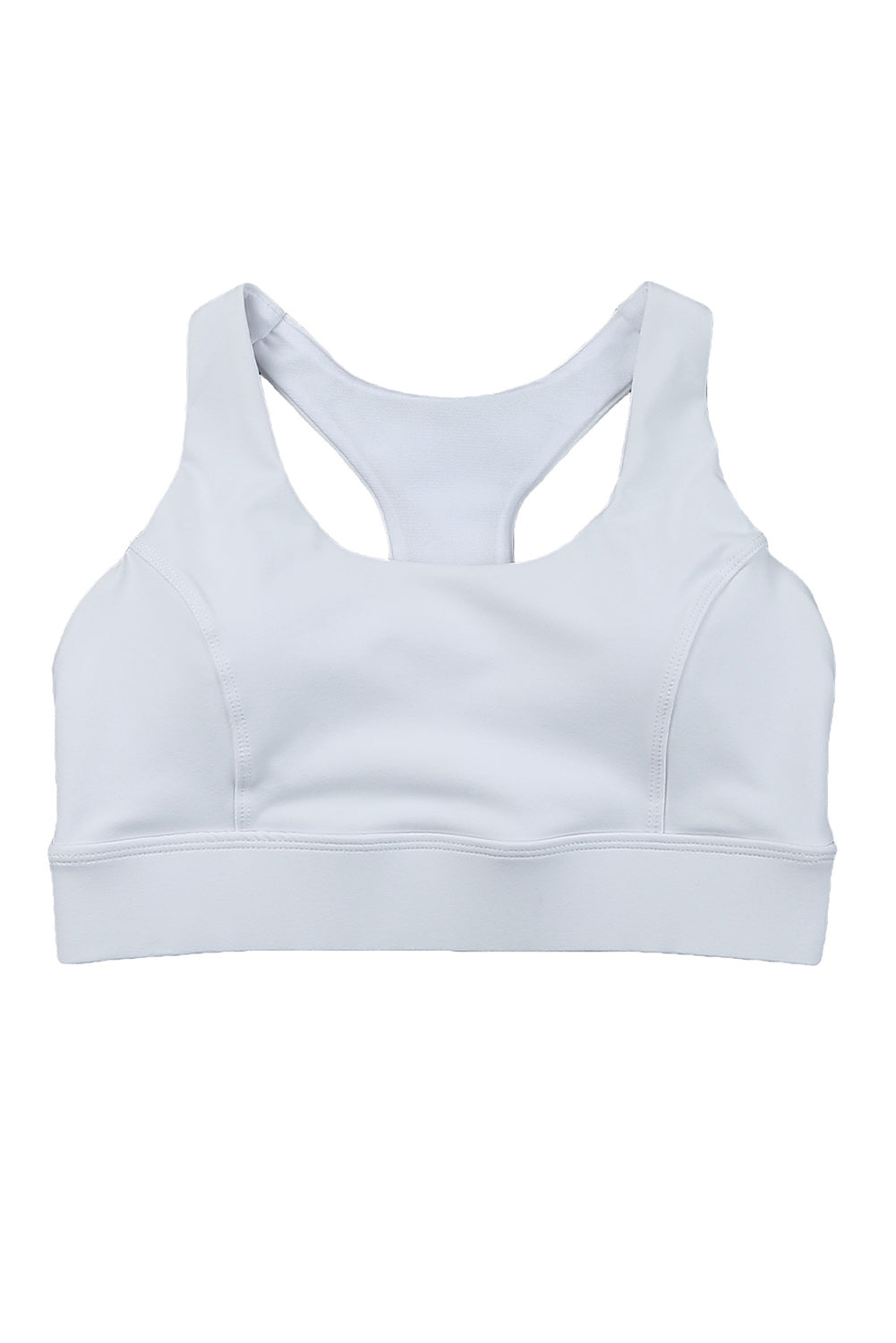 Soutien-gorge de sport push-up athlétique blanc