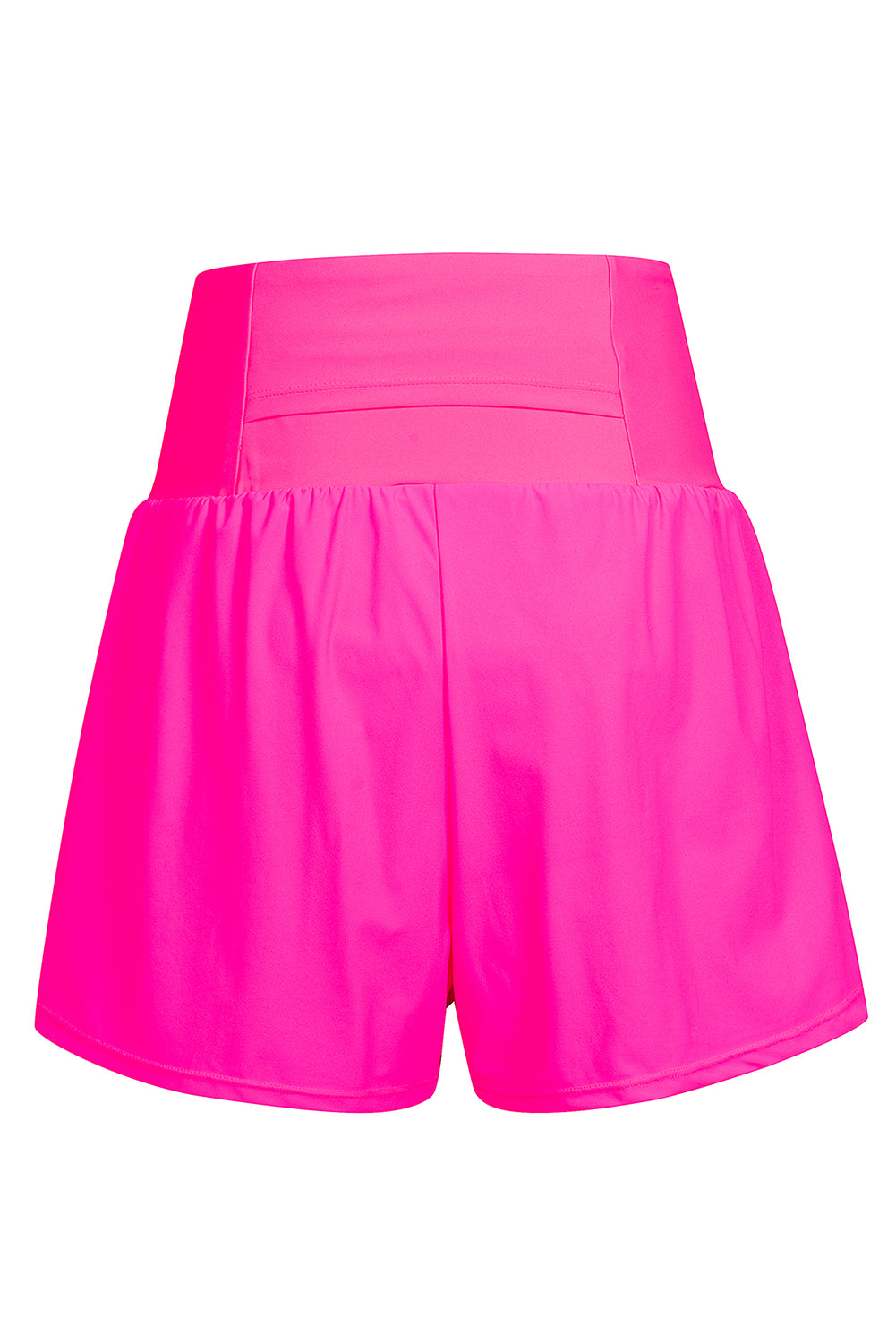 Shorts de natation à gabarits larges à poche rouge rose