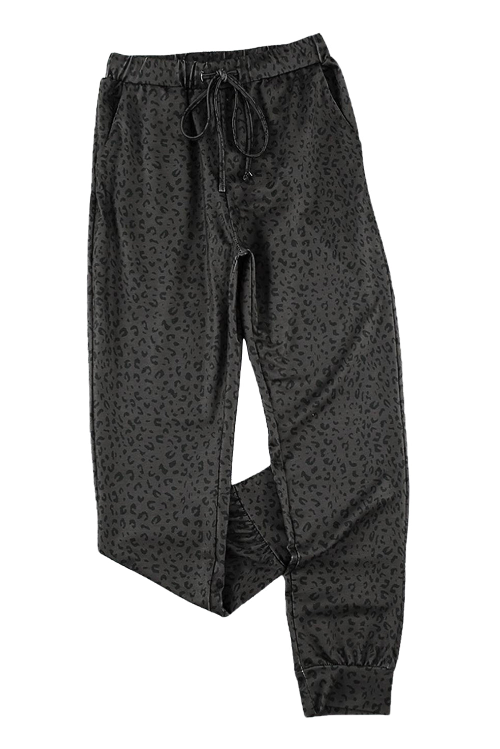 Pantalon de jogging léopard Breezy noir