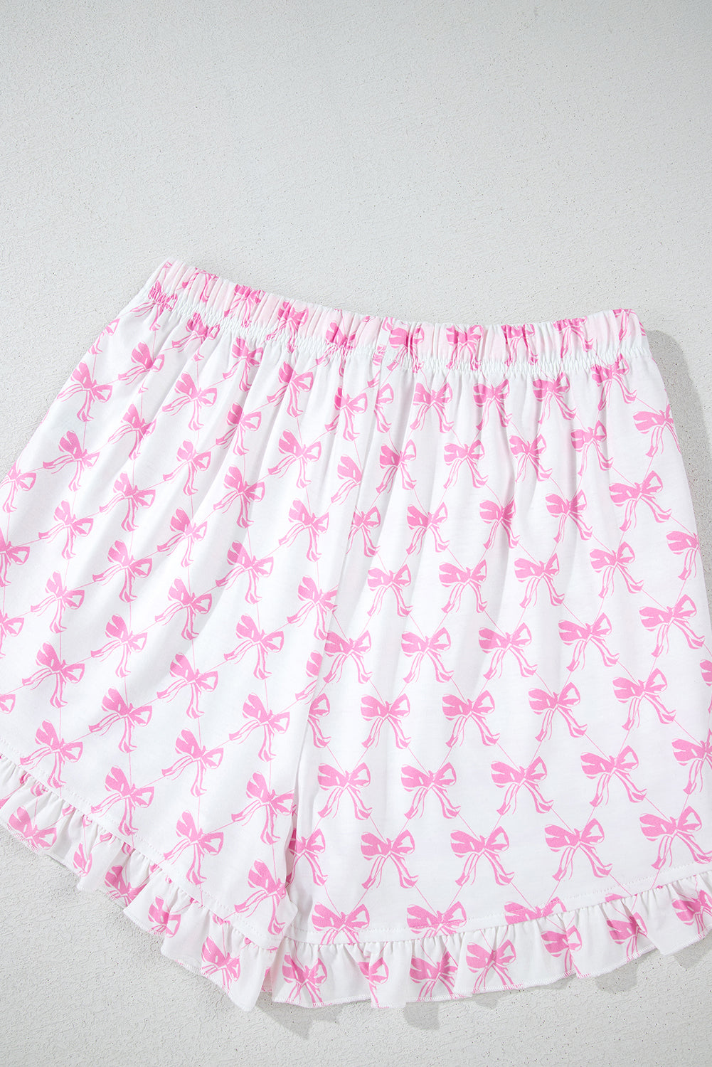 Ensemble pyjama rose imprimé nœud papillon *-A WOMAN WE LOVE