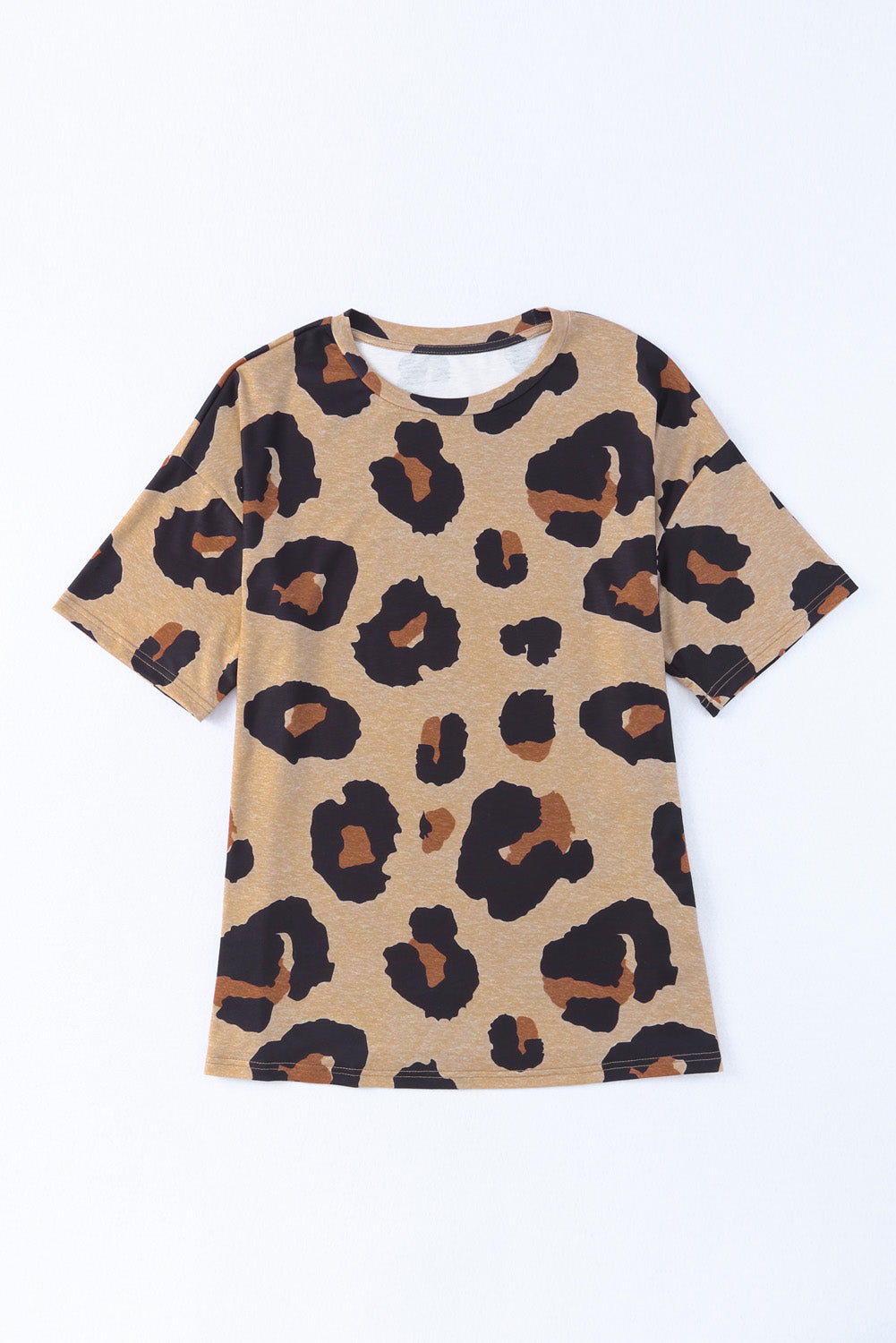 Freund Leopard drucken lose T -Shirt