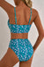 Bikini Mignon Smo Smoked con estampado floral azul