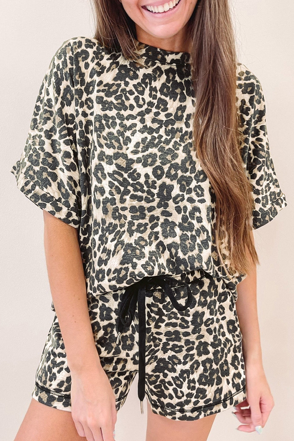 Ensemble d'intérieur t-shirt et short décontracté *-A WOMAN WE LOVE