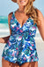 Haut tankini rembourré à imprimé floral *