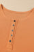 Haut Henley en naranja tejido en relieve